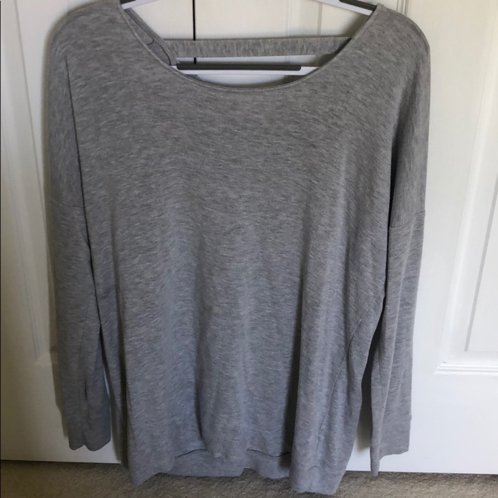 ATHLETA Criss Cross Back Sweatshirt